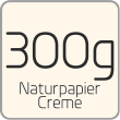300g Naturpapier Creme