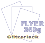 Flyer 350g Glitzerlack